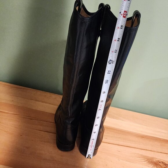Frye Women's Melissa Button Riding Boots Equestrian Leather Boots Black sz 6 - Picture 11 of 14